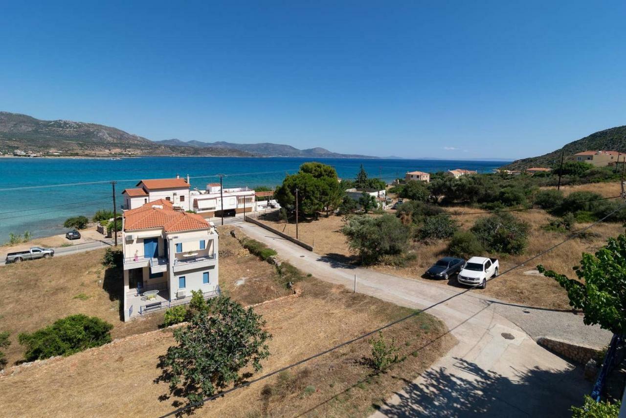 Seaview Flat Steps To The Beach Karavostasi  외부 사진